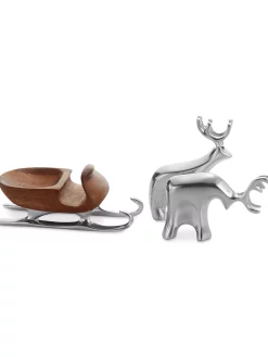 Namb&eacute; Mini Sleigh With Reindeer 3-Pc. Set
