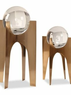 Uttermost Ellianna Crystal Spheres Set Of 2