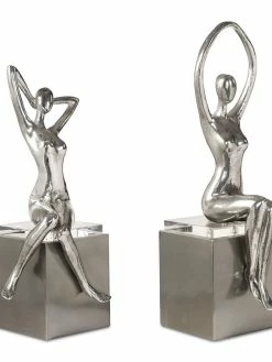 Uttermost Jaylene Silver Sculptures Set Of 2
