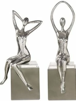 Uttermost Jaylene Silver Sculptures Set Of 2 9 Uttermost Jaylene Silver Sculptures Set Of 2 -Lladró Shop 10204750 fpx