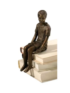 Cyan Design Boy Shelf Sitter Sculpture - Bronze