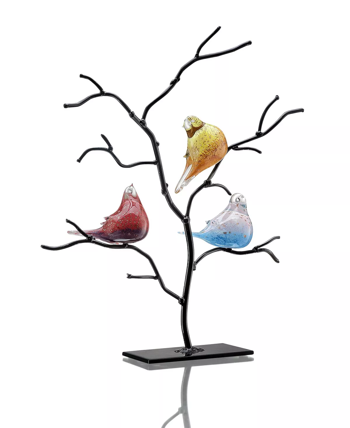 SPI Home Bird Trio On Tree Sculpture 3 SPI Home Bird Trio On Tree Sculpture