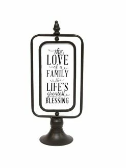 Stratton Home Décor The Love Of A Family Metal Table Top