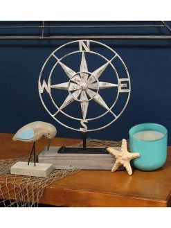 Stratton Home D&eacute;cor Metal Compass Table Top -Lladró Shop 14423396 fpx