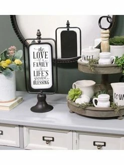 Stratton Home D&eacute;cor The Love Of A Family Metal Table Top -Lladró Shop 14423829 fpx