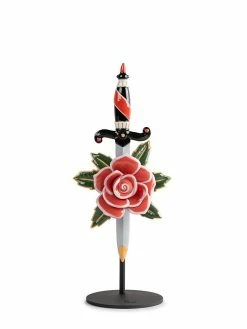 Lladr&oacute; Dagger And Rose Figurine
