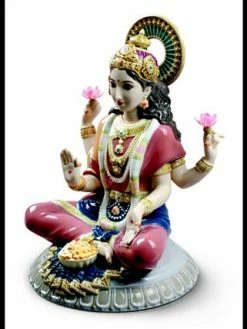 Lladr&oacute; Goddess Sri Lakshmi Figurine -Lladró Shop 23336549 fpx