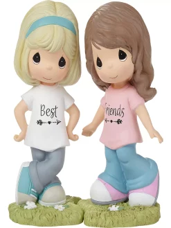 Precious Moments 222401 True Friends Are Never Apart 2-Piece Resin Figurine Set