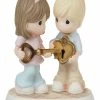 Precious Moments 222003 You Have The Key To My Heart Bisque Porcelain Figurine -Lladró Shop 23936060 fpx
