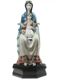 Lladr&oacute; Porcelain Romanesque Mater Figurine
