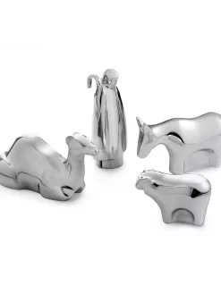 Namb&eacute; Ivity Shepherd & Animals Figurines, Set Of 4