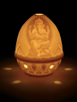 Lladr&oacute; Collectible Figurine, Lord Ganesha Lithophane Candle Holder -Lladró Shop 924904 fpx