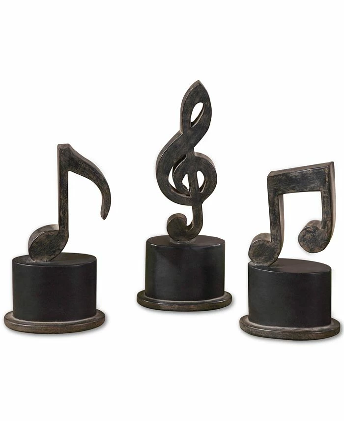 Uttermost Music Notes Art, Set Of 3 3 Uttermost Music Notes Art, Set Of 3