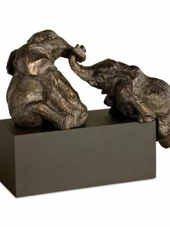 Uttermost 3-Pc. Playful Pachyderms Bronze Figurine