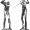 Uttermost Practice Shot Metallic Statues, Set Of 2 -Lladró Shop 9838545 fpx