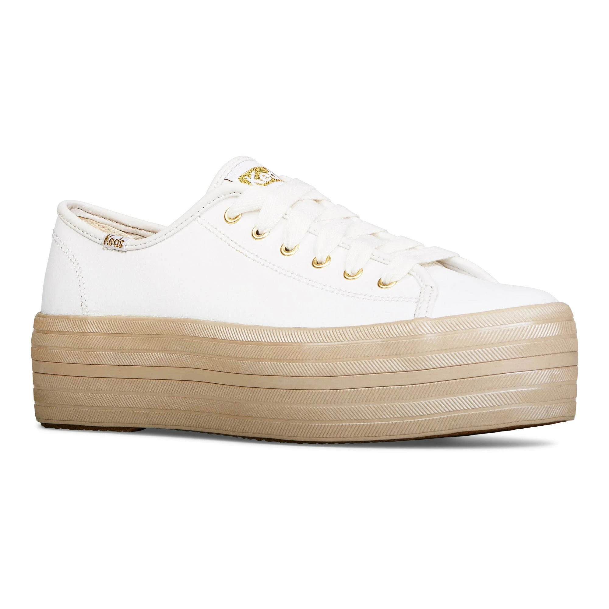 Keds TRIPLE UP LEATHER SHINE FOXING WH66438 4 Keds TRIPLE UP LEATHER SHINE FOXING WH66438 - Image 2